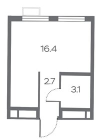 Квартира 22 м², студия - изображение 1