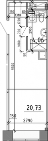 Квартира 24,8 м², студия - изображение 1