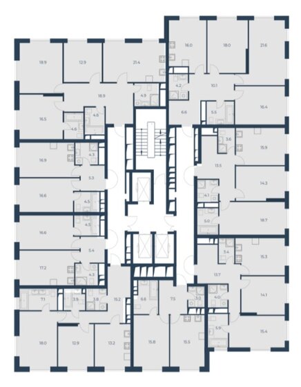 75,1 м², 2-комнатная квартира 28 500 000 ₽ - изображение 30