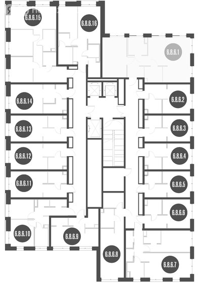 50,3 м², 2-комнатные апартаменты 11 173 976 ₽ - изображение 34