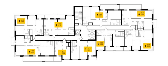 Квартира 55 м², 2-комнатная - изображение 1