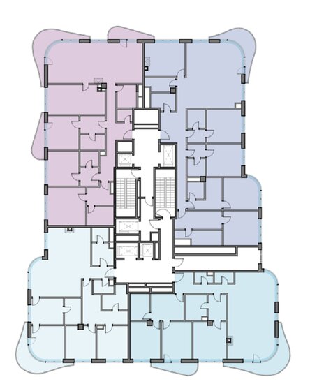 77 м², 2-комнатная квартира 98 365 696 ₽ - изображение 113