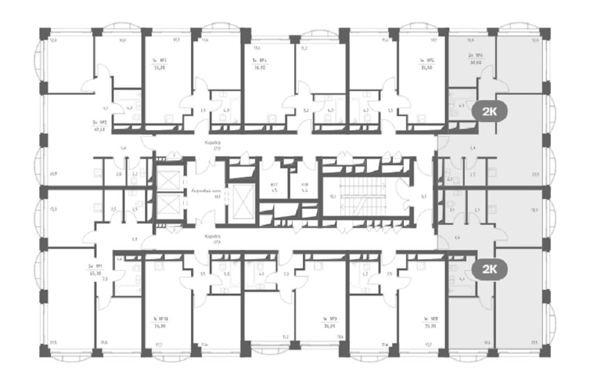 77 м², 3-комнатная квартира 26 900 000 ₽ - изображение 78