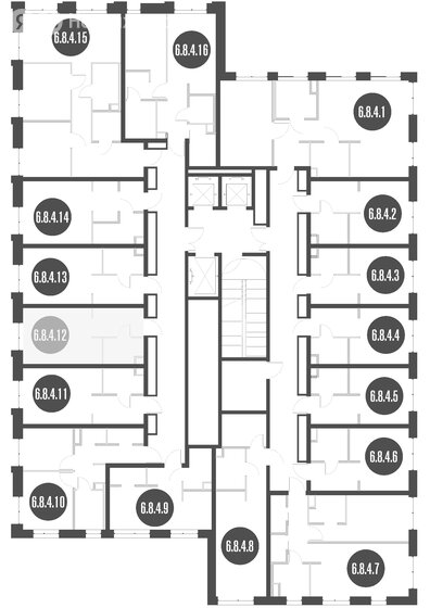 50,3 м², 2-комнатные апартаменты 11 173 976 ₽ - изображение 22