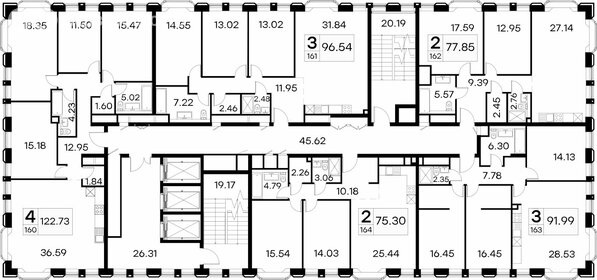 Квартира 77,9 м², 2-комнатные - изображение 1