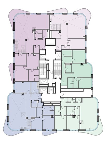 77,4 м², 3-комнатная квартира 34 133 400 ₽ - изображение 18