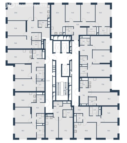 75,1 м², 2-комнатная квартира 28 500 000 ₽ - изображение 2