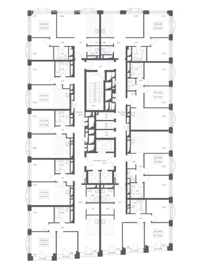 77 м², 3-комнатная квартира 26 900 000 ₽ - изображение 88