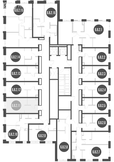 50,3 м², 2-комнатные апартаменты 11 173 976 ₽ - изображение 32