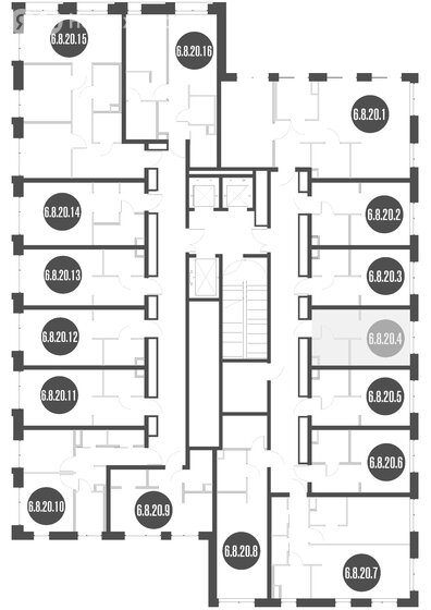 24,7 м², апартаменты-студия 9 007 242 ₽ - изображение 22