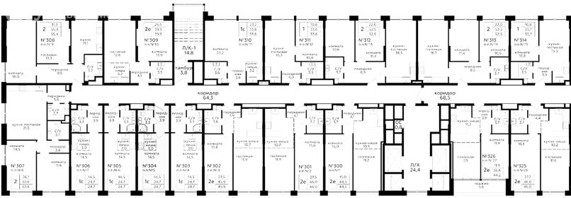 Квартира 25 м², студия - изображение 1