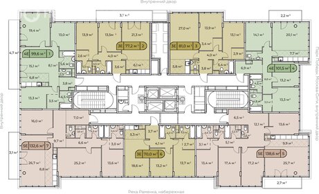 Квартира 102 м², 3-комнатная - изображение 1