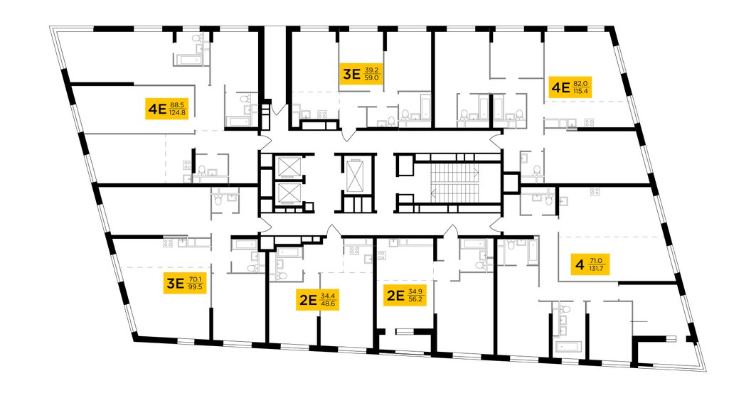 195 м², 4-комнатная квартира 38 000 000 ₽ - изображение 61