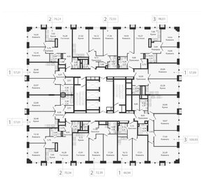 Квартира 58,3 м², 2-комнатная - изображение 2