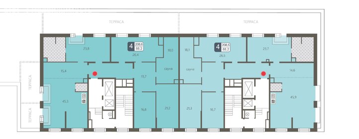 Квартира 82,8 м², 3-комнатная - изображение 1