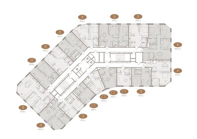 Квартира 53,8 м², 2-комнатные - изображение 2