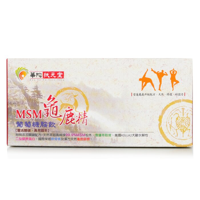 Hua To Fu Yuan Tang MSM Glucosamine Drink with Turtle and Deer Essence 6x60mlProduct Thumbnail