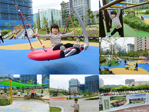 大港墘公園~內湖科學園區中的一方遊戲天地小孩放風好去處 @Bernice的隨手筆記