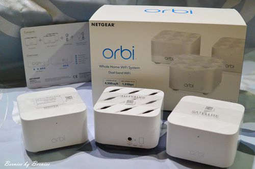 NETGEAR Orbi WIFI System (RBK13)AC1200~高效能雙頻WIFI延伸系統地下室也能暢遊 @Bernice的隨手筆記