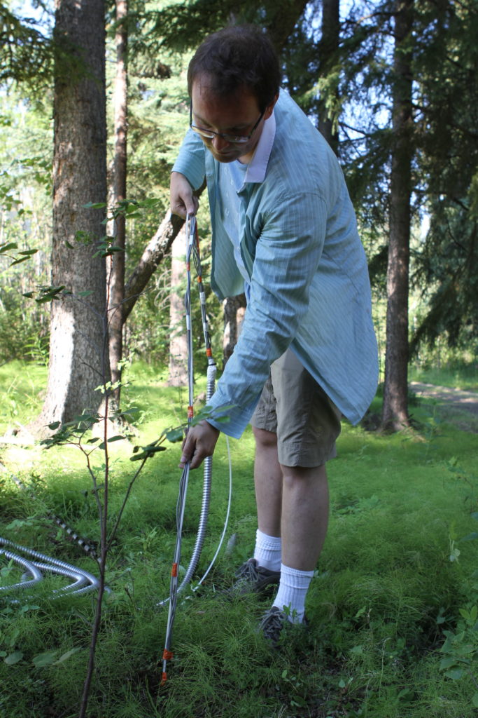 Man working outside