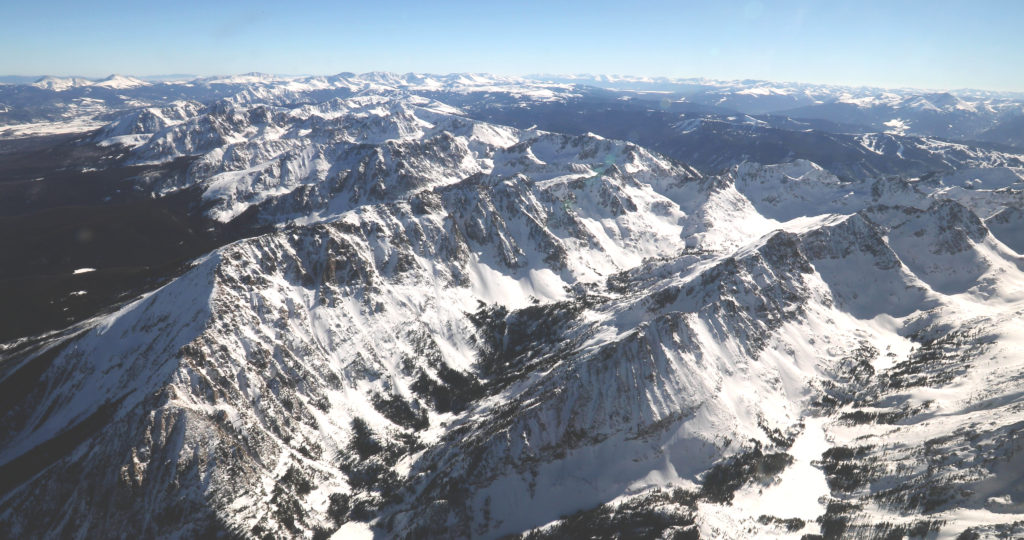 The view outside of the P-3 Orion aircraft during a science flight. Credit: NASA/Joy Ng