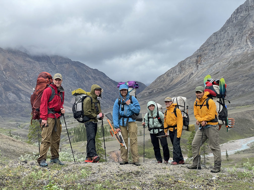 Pixel walkers (left to right) Logan Berner, Patrick Burns, Ben Weissenbach, Julia Ditto, Madeline Zietlow, Russell Wong. Photo by Roman Dial.