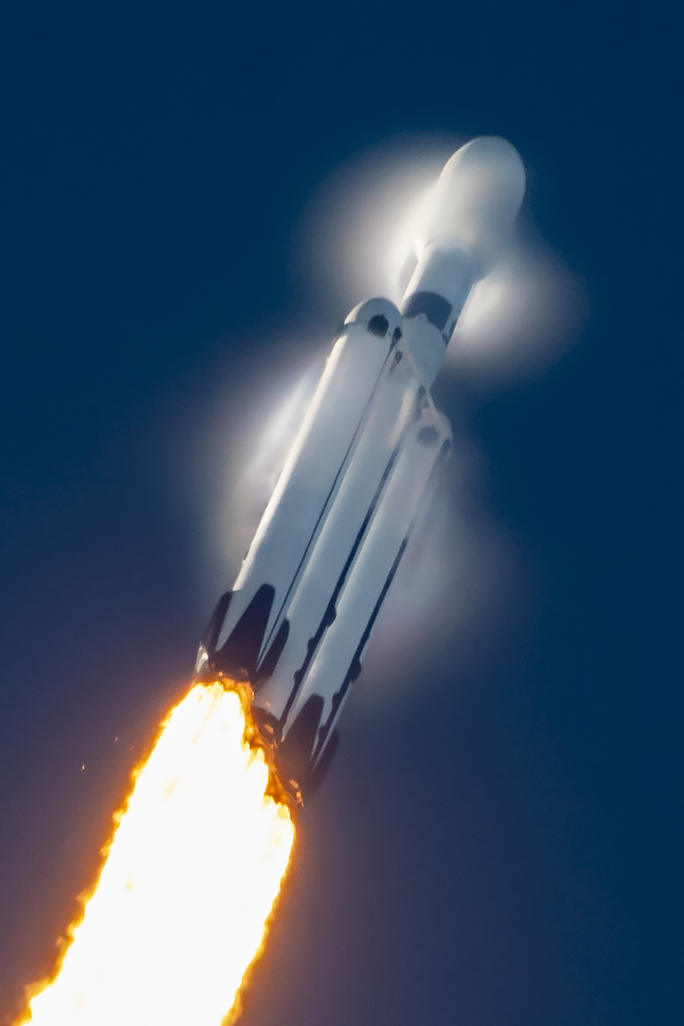 A SpaceX Falcon Heavy rocket carrying the National Oceanic and Atmospheric Administration (NOAA) GOES-U (Geostationary Operational Environmental Satellite U) lifts off from Launch Complex 39A at NASA’s Kennedy Space Center in Florida on Tuesday, June 25, 2024. The GOES-U satellite is the final satellite in the GOES-R series, which serves a critical role in providing continuous coverage of the Western Hemisphere, including monitoring tropical systems in the eastern Pacific and Atlantic oceans.