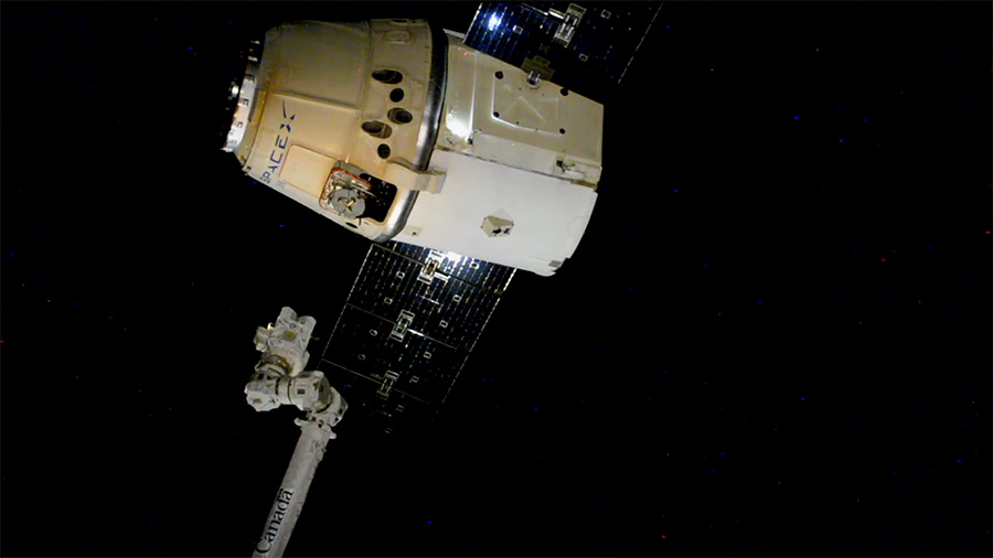 SpaceX Dragon Released from Station