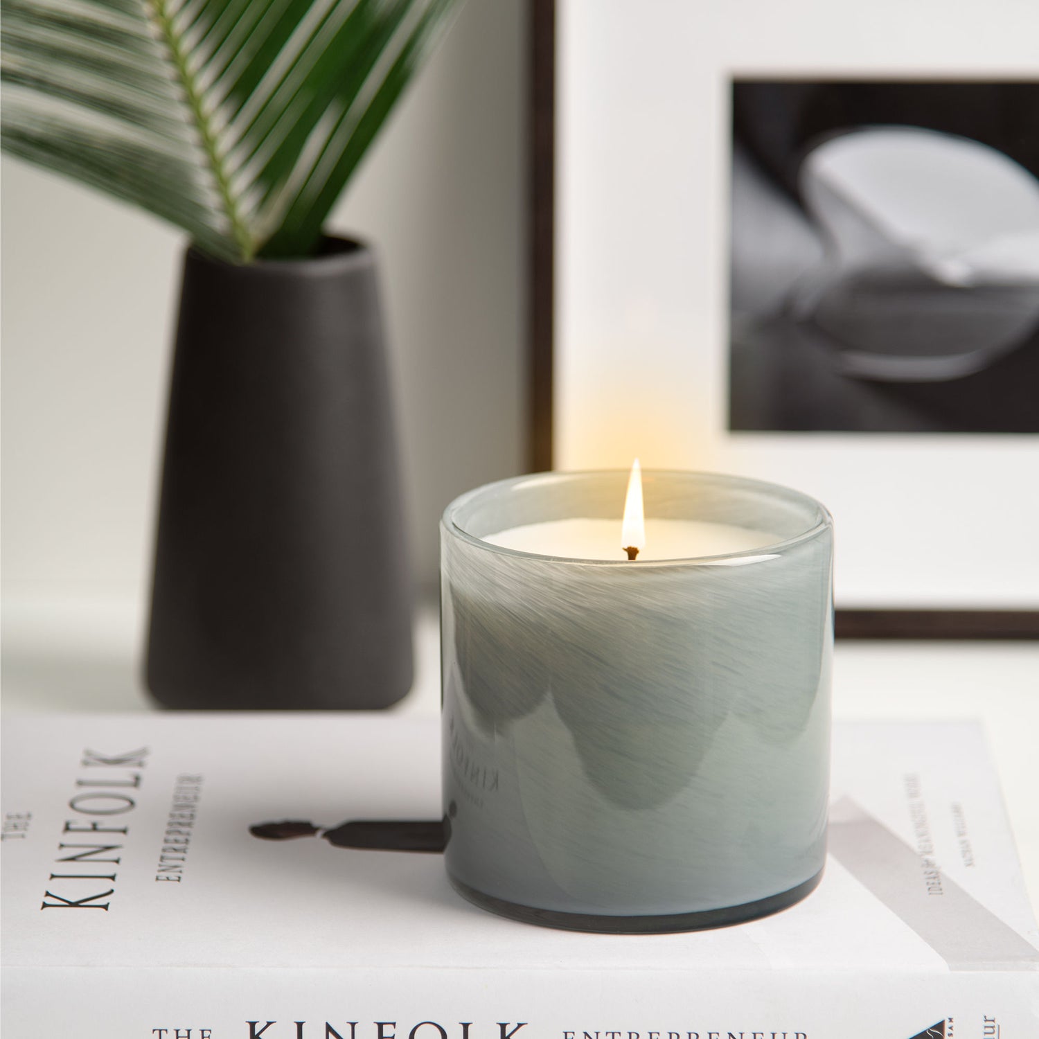 Lifestyle image of Lafco Spike Lavender Signature Candle