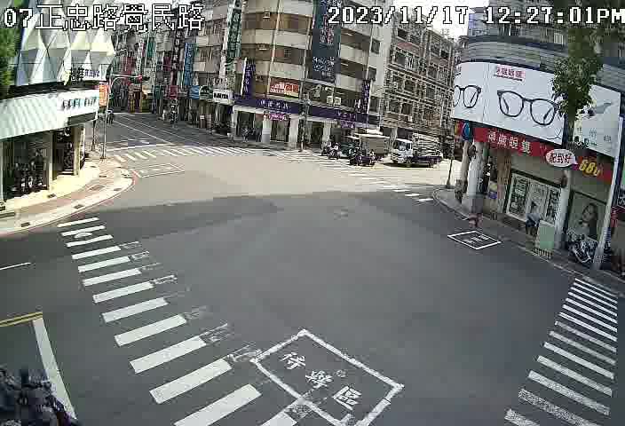 正忠路、覺民路 氣溫21度