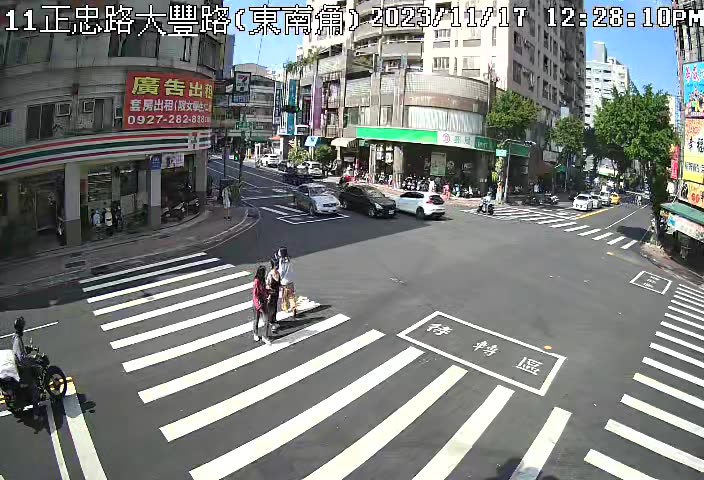 正忠路、大豐二路(東南角) 氣溫21度