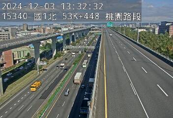 53K+448 中壢轉接一交流道到機場系統交流道 氣溫21度