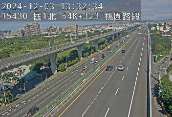 54K+323 中壢轉接一交流道到機場系統交流道 氣溫21度