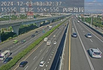 55K+550 中壢轉接一交流道到機場系統交流道 氣溫21度