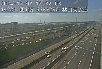 42K+290 泰山轉接道交流道到機場系統交流道 氣溫20.1度