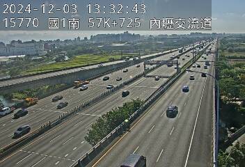 57K+725 機場系統交流道到中壢轉接一交流道 氣溫21度