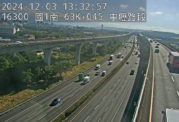 63K+045 中壢轉接二交流道到校前路交流道 氣溫19.9度