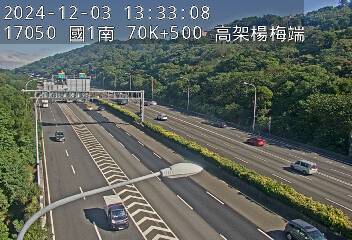 70K+500 校前路交流道到楊梅端 氣溫20.4度