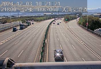 18K+060 南桃園交流道到大湳交流道 氣溫23.2度