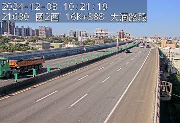 16K+388 大湳交流道到南桃園交流道 氣溫21.1度