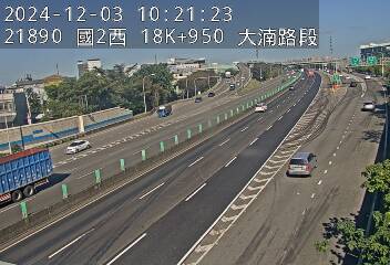 18K+950 鶯歌系統交流道到大湳交流道 氣溫23.2度