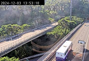 28K+917 愛蘭交流道到北山交流道 氣溫14.8度