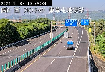 7K+590 國姓交流道到東草屯交流道 氣溫16.3度