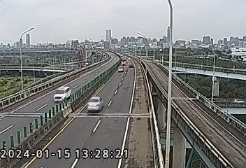 11K+528 快速公路(五股一交流道到五股二交流道)(E) 氣溫19度