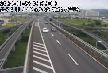 38K+265 大里二交流道到霧峰交流道 氣溫16.3度