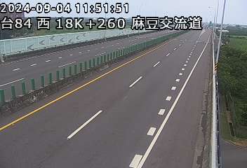 18K+260 西庄交流道到麻豆交流道 氣溫19.3度