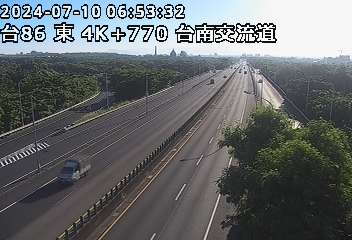 4K+770 灣裡交流道到台南交流道 氣溫19.2度