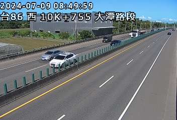 10K+755 大潭交流道到上崙交流道 氣溫18度