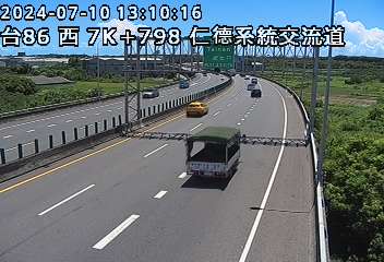 7K+798 仁德系統交流道到台南交流道 氣溫19.4度