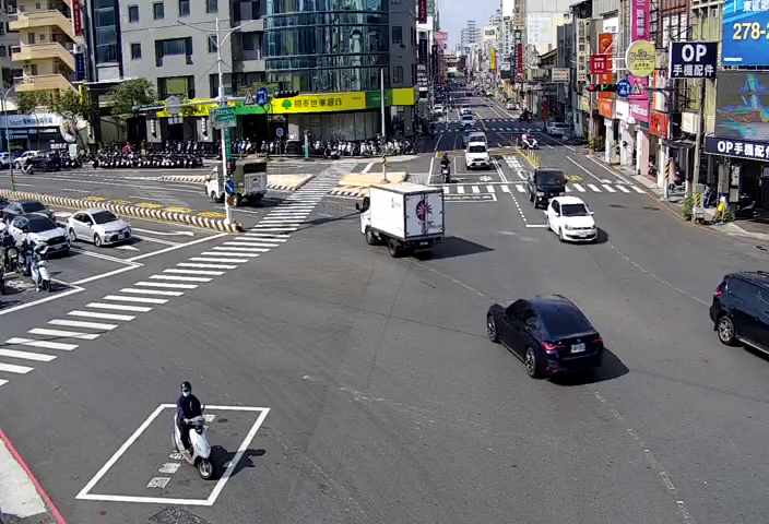 林森路二段與東門路二段口東桿(向西) 氣溫20.3度